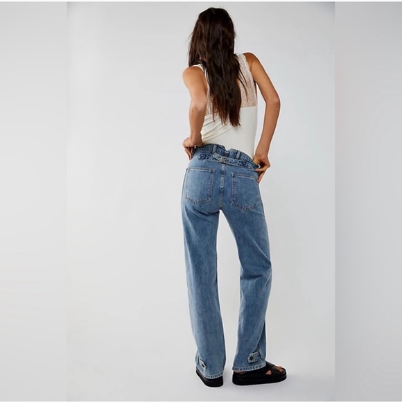NWT Free People X Sandrine Rose Carpenter Jeans - Picture 2 of 16